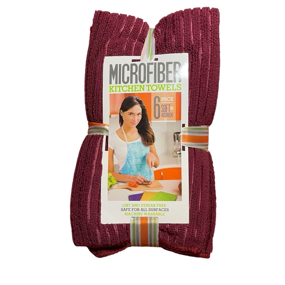 Microfiber Kitchen Towel 6 Pack